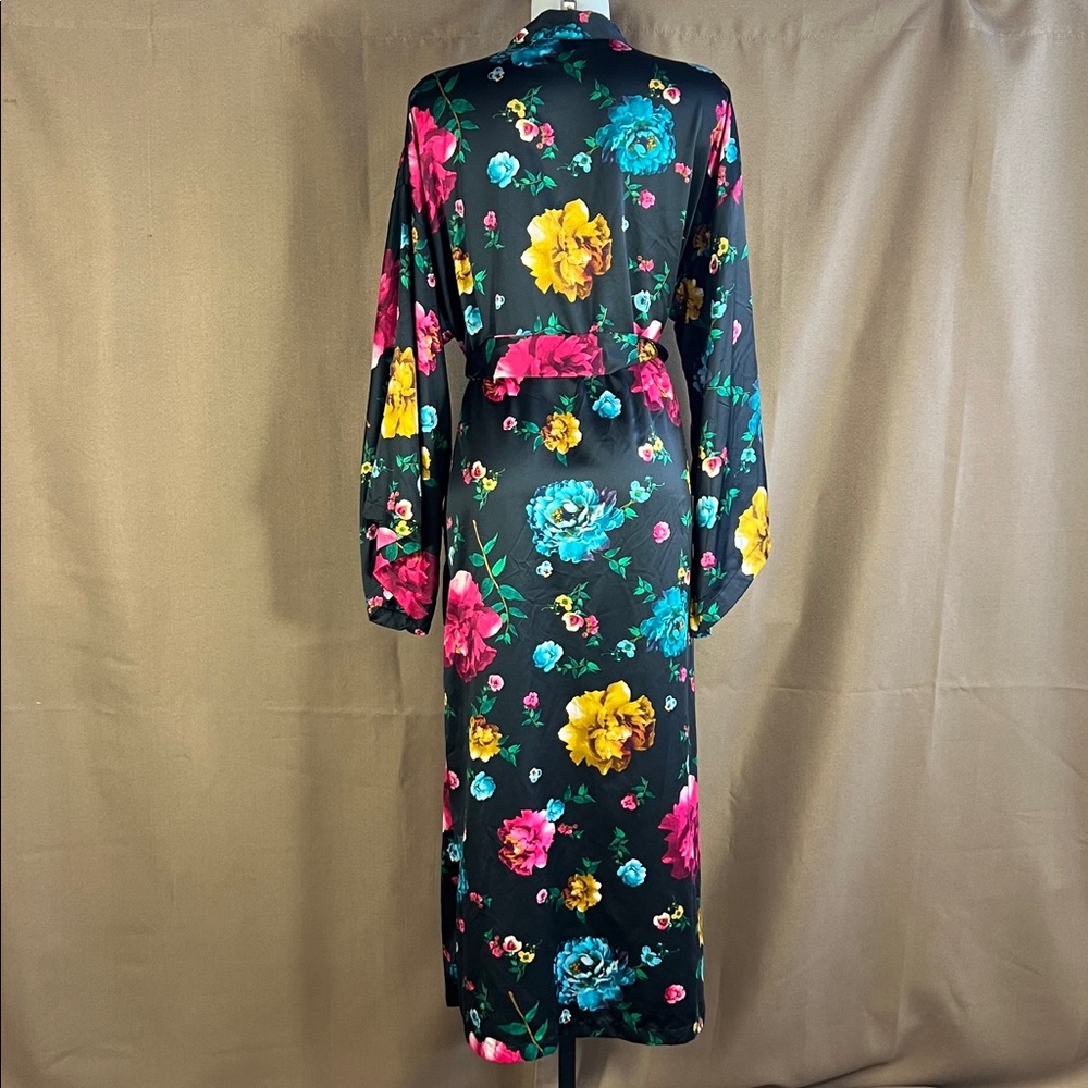 INC International Concepts floral kimono robe - Picture 4 of 5
